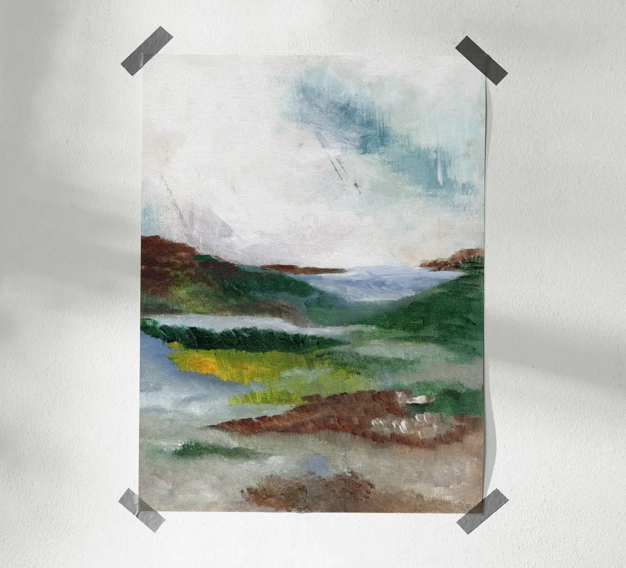 Abstract Landscape hahnemühle by Nikitajariwala