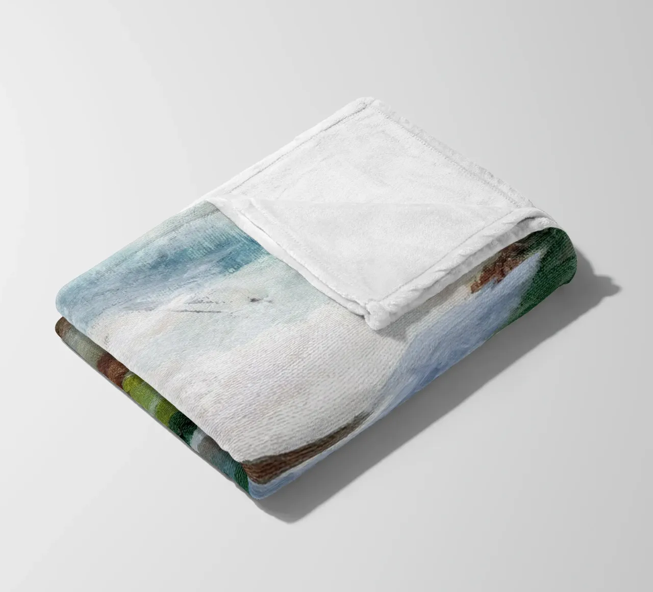 Paesaggio astratto coperta in pile da Nikitajariwala