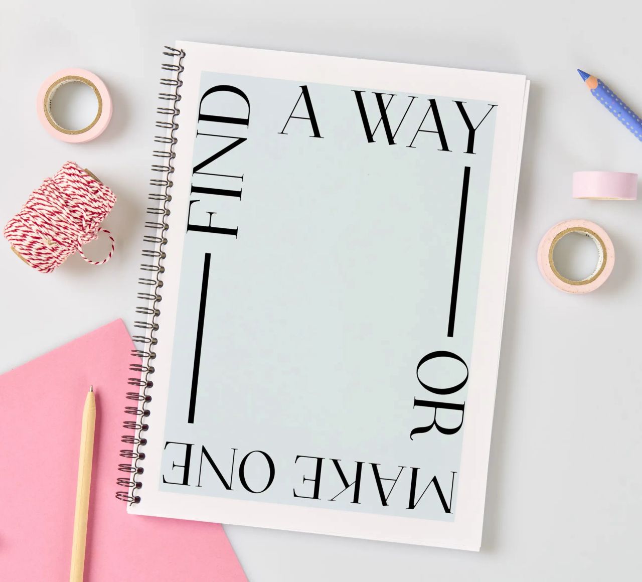 Find a way or make one Ringbuch von ramosashop