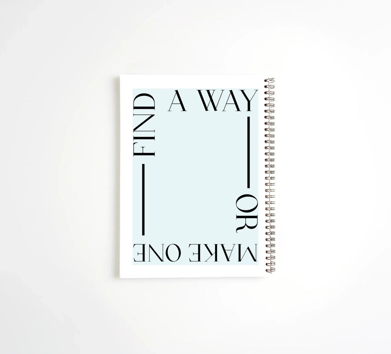 Find a way or make one Ringbuch von ramosashop