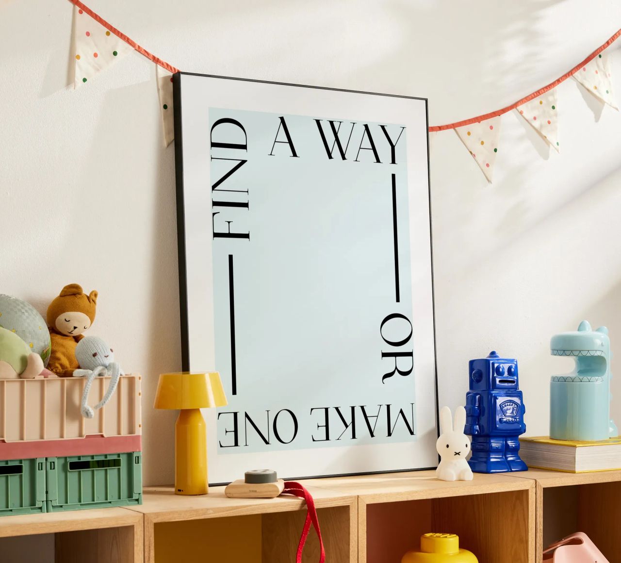Find a way or make one Alu-Dibond von ramosashop