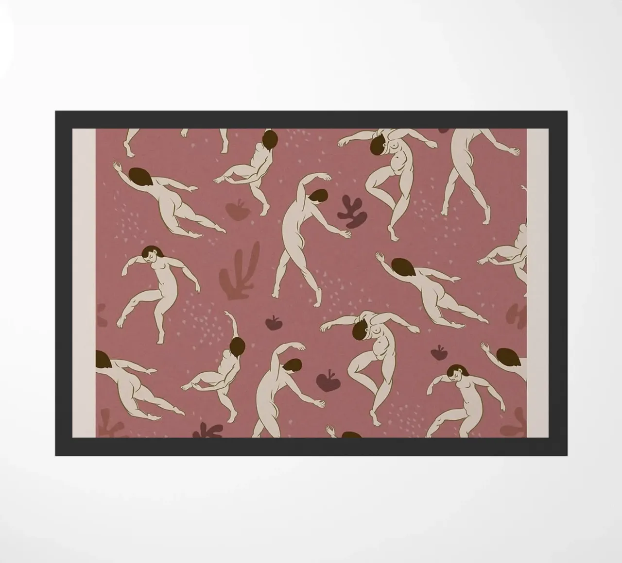 tanzende Figuren Fußmatte von Luke Yaeger