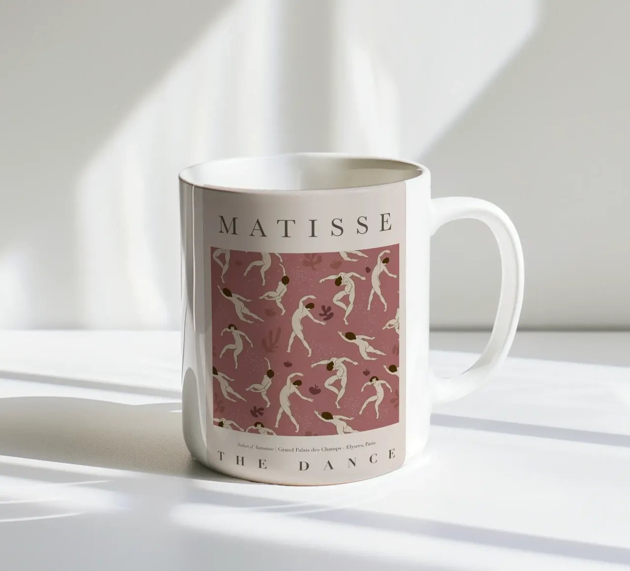 dancing figures ceramic mug by Luke Yaeger