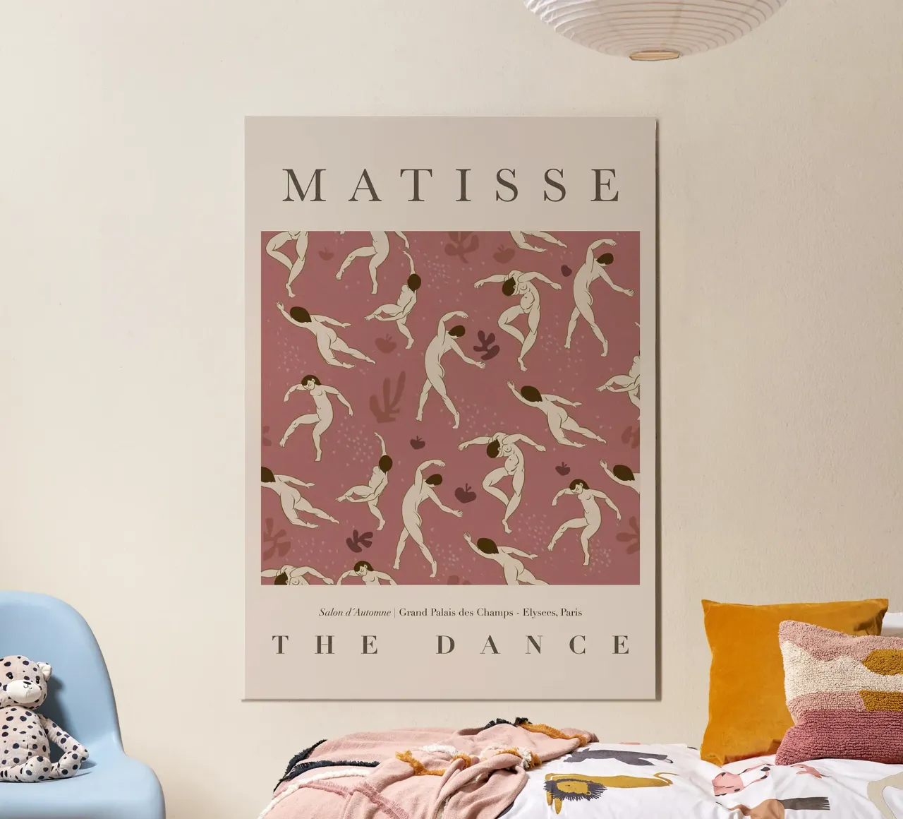 figure danzanti poster con telaio in alluminio da Luke Yaeger