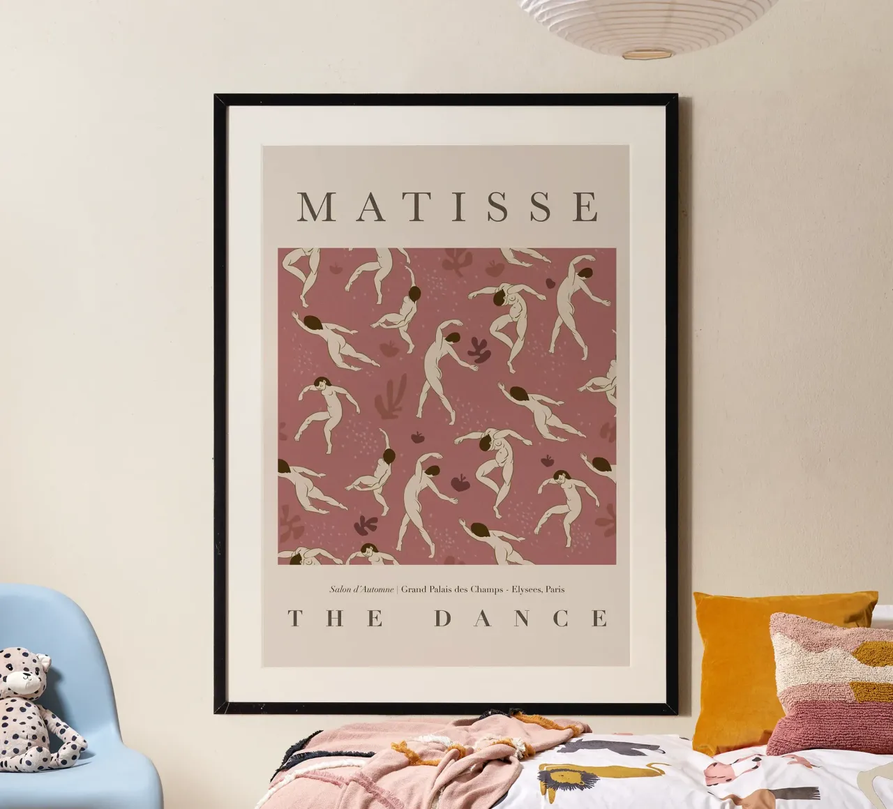 figure danzanti poster con telaio in alluminio da Luke Yaeger
