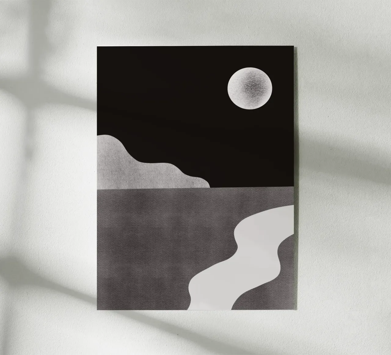 Paesaggio monocromatico 02 plexiglass da Little Dean