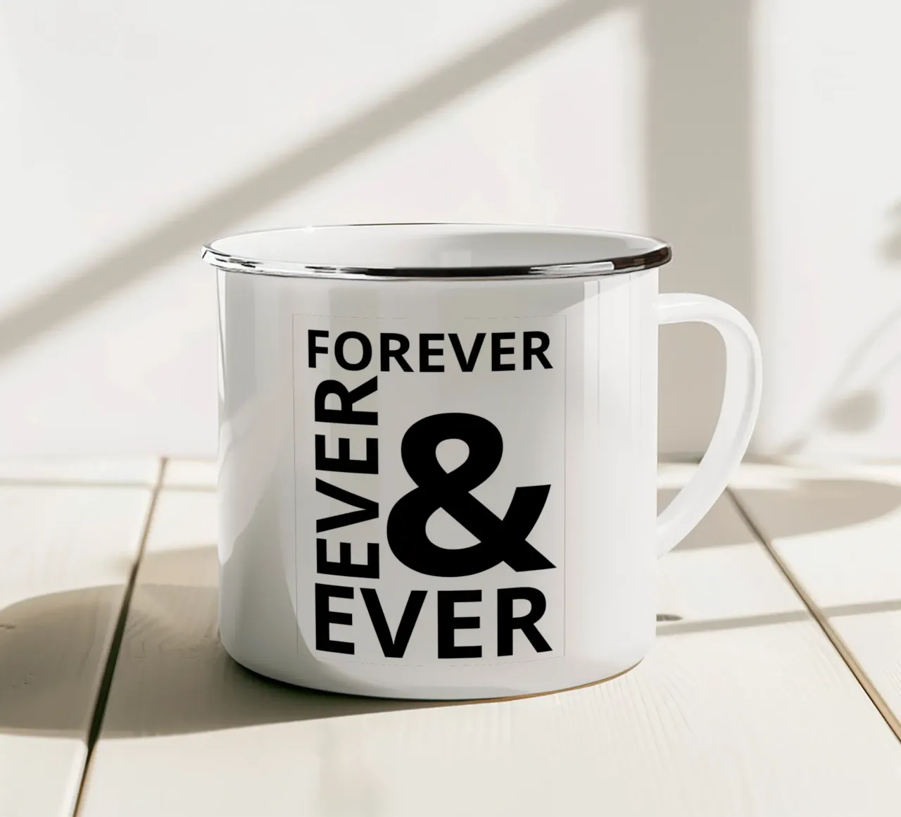 forever ever tazza in smalto da ramosashop