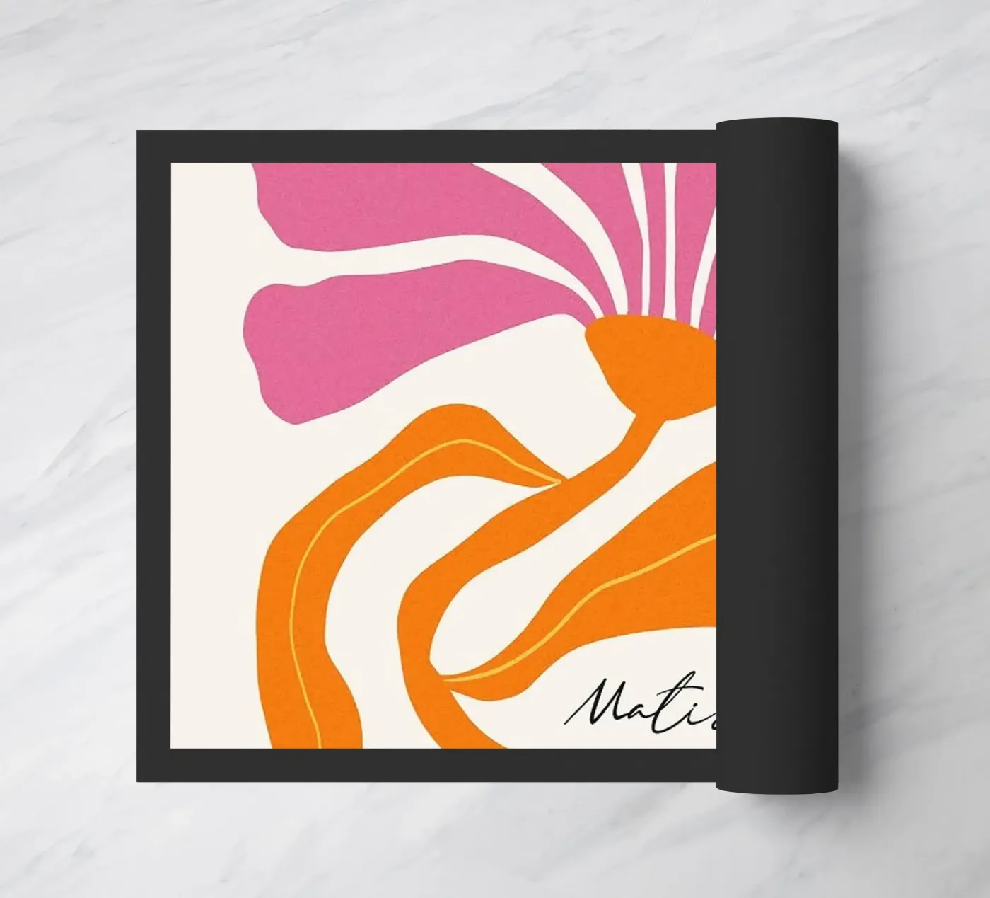 bloemblaadjes deurmat van Luke Yaeger