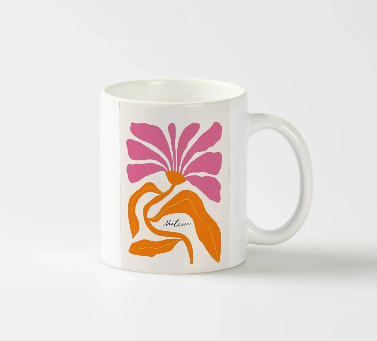 petali di fiori tazza in ceramica da Luke Yaeger