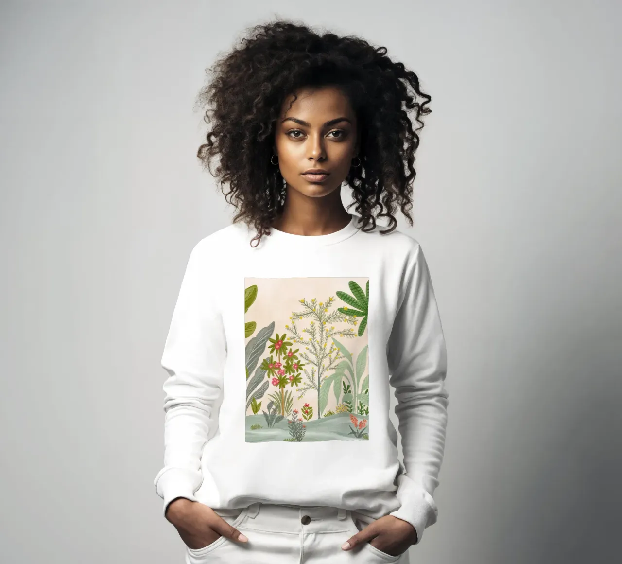 Botaniche del Giardino Tropicale felpa da Nikitajariwala