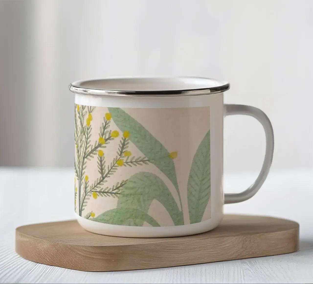 Botaniche del Giardino Tropicale tazza in smalto da Nikitajariwala
