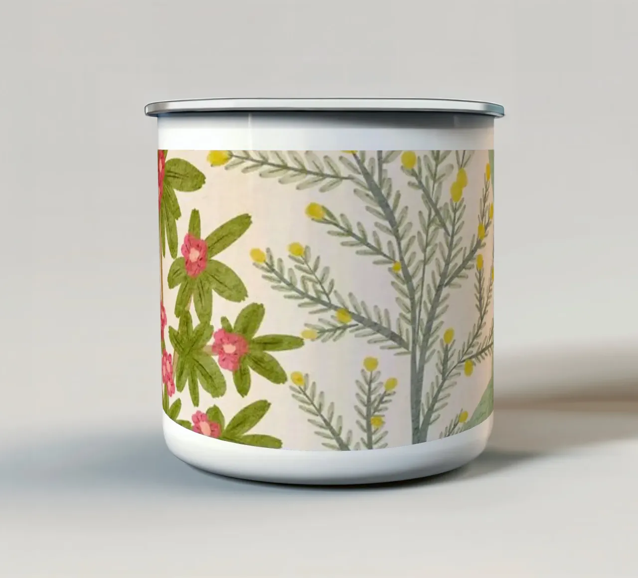 Botaniche del Giardino Tropicale tazza in smalto da Nikitajariwala