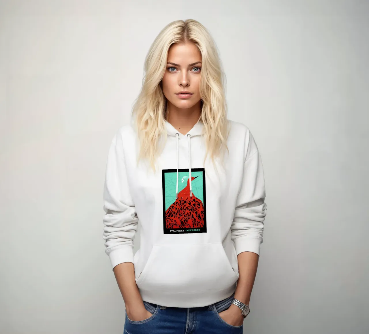 Stravinsky - Firebird felpa con cappuccio da Prelude Posters