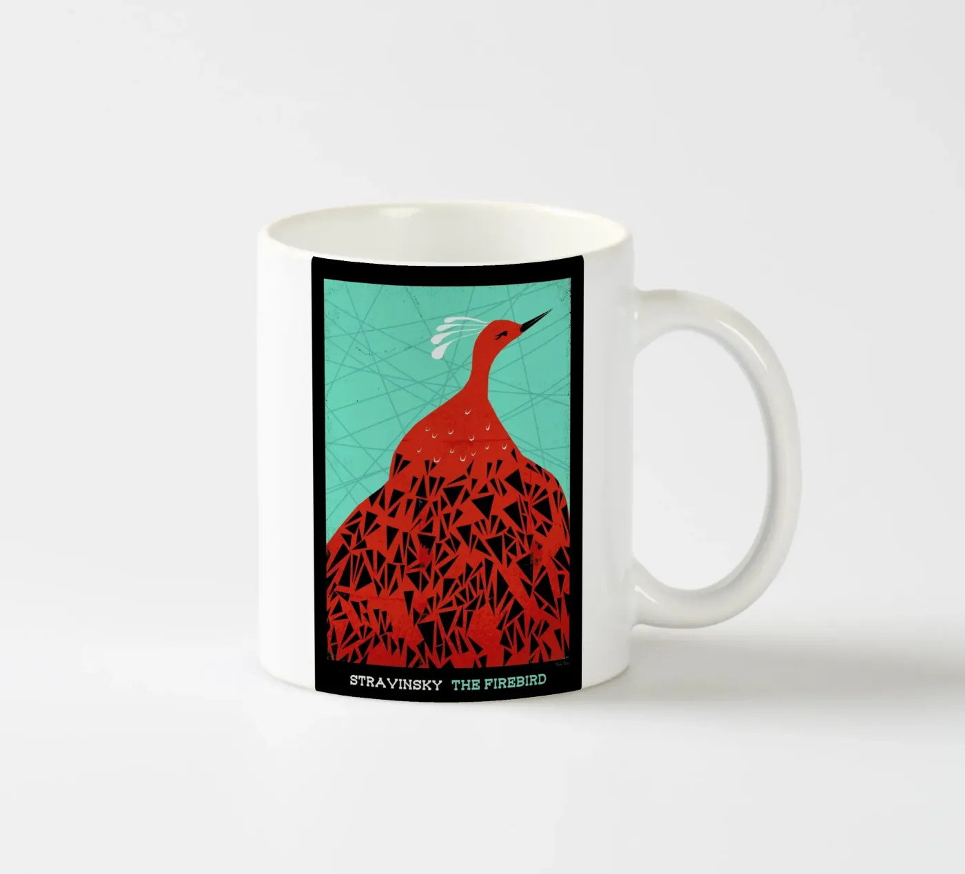 Stravinsky - Firebird ceramic mug by Prelude Posters