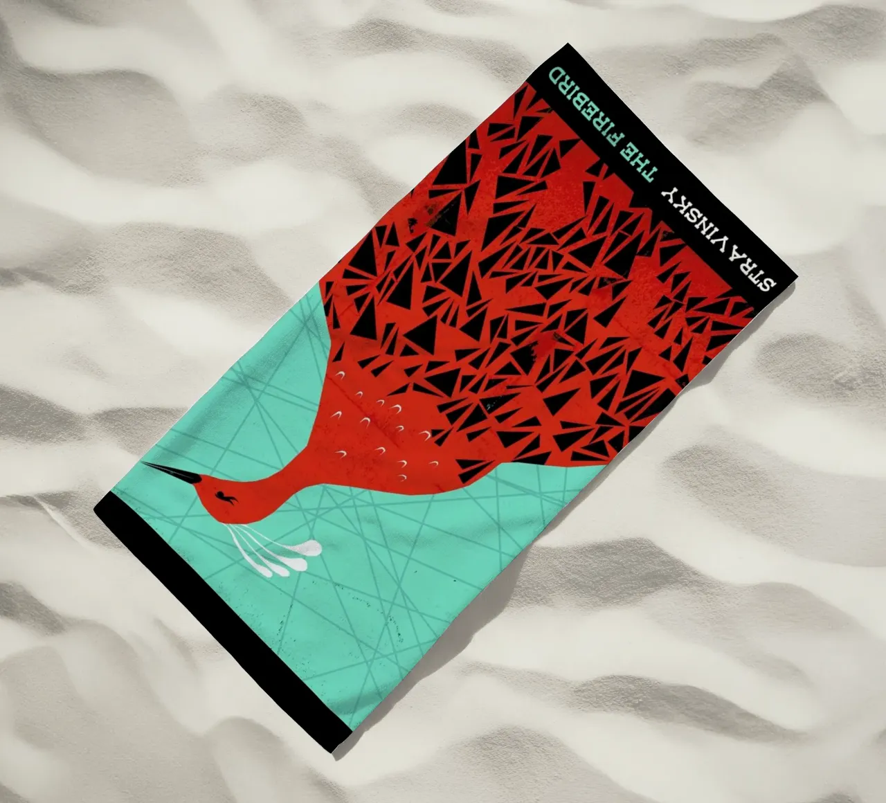 Stravinsky - Firebird strandhanddoek van Prelude Posters