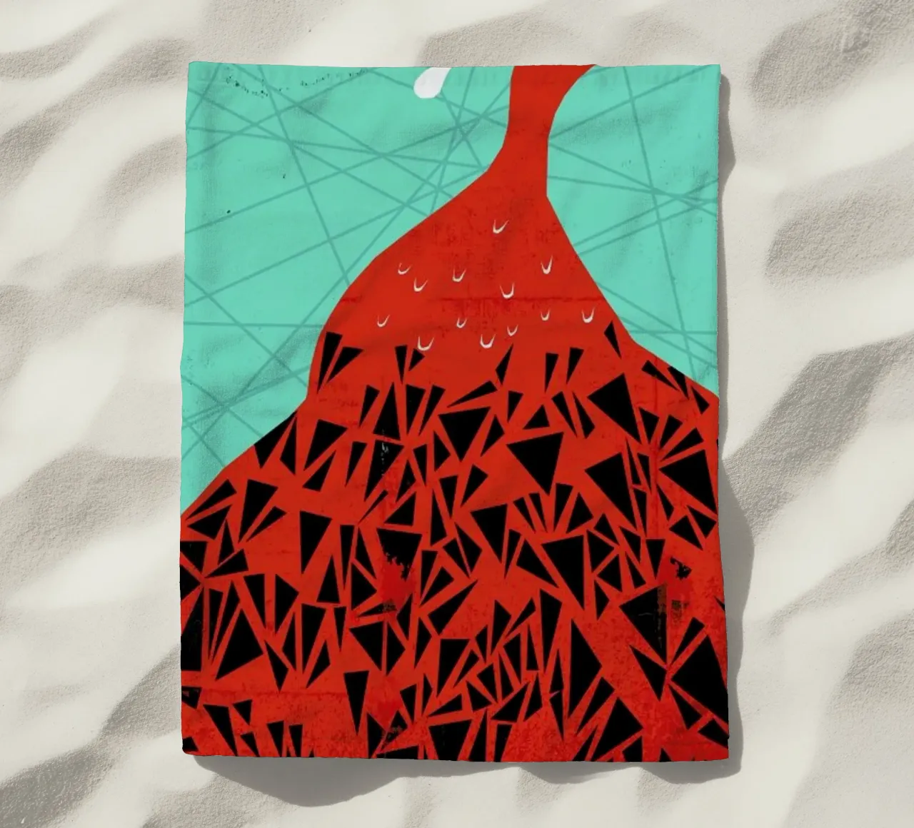 Stravinsky - Firebird strandhanddoek van Prelude Posters