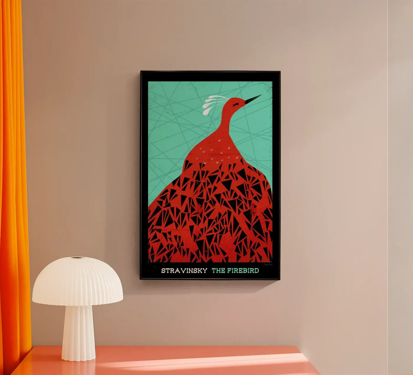 Stravinsky - Firebird Acryl-Glas von Prelude Posters