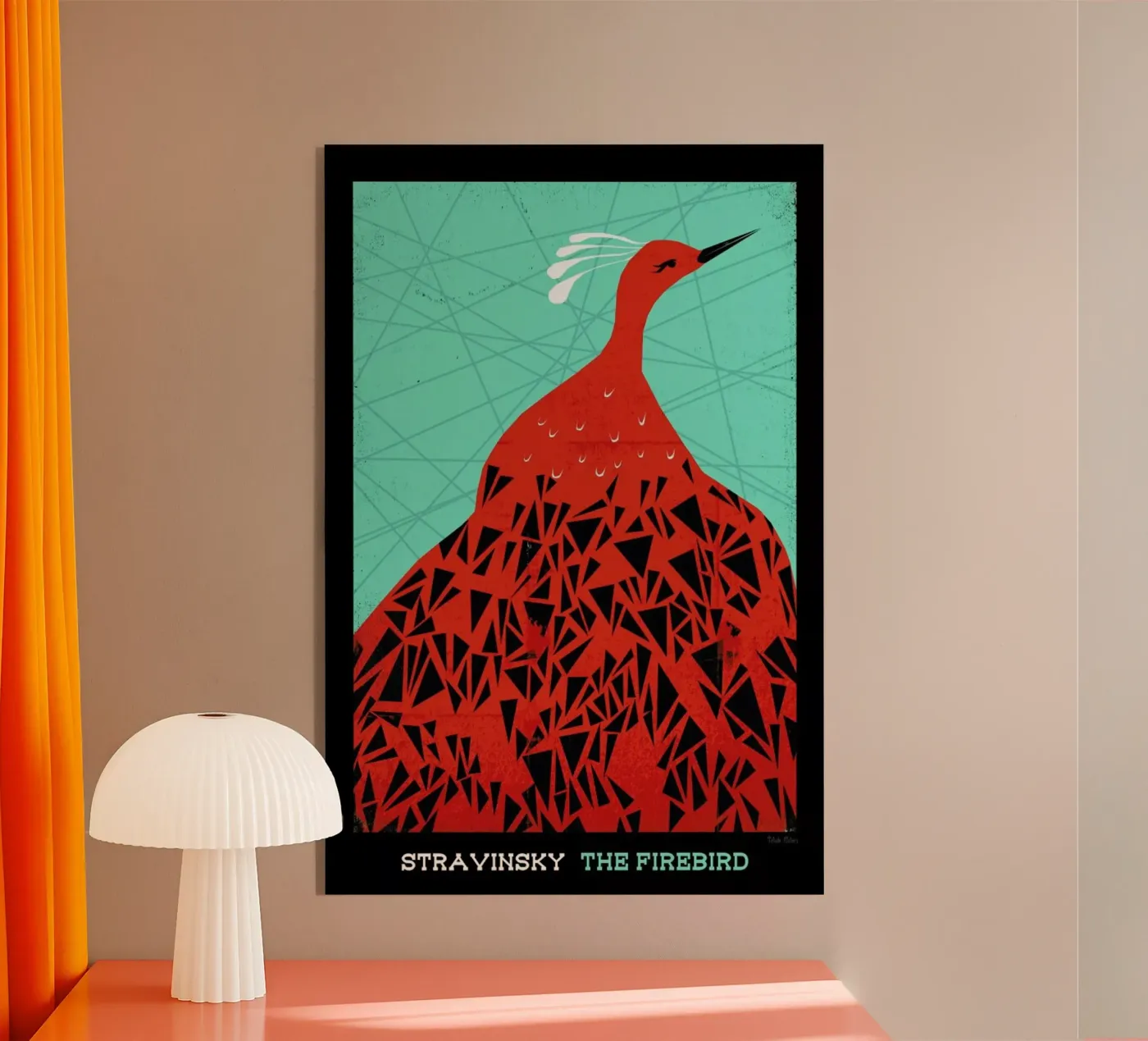 Stravinsky - Firebird Acryl-Glas von Prelude Posters
