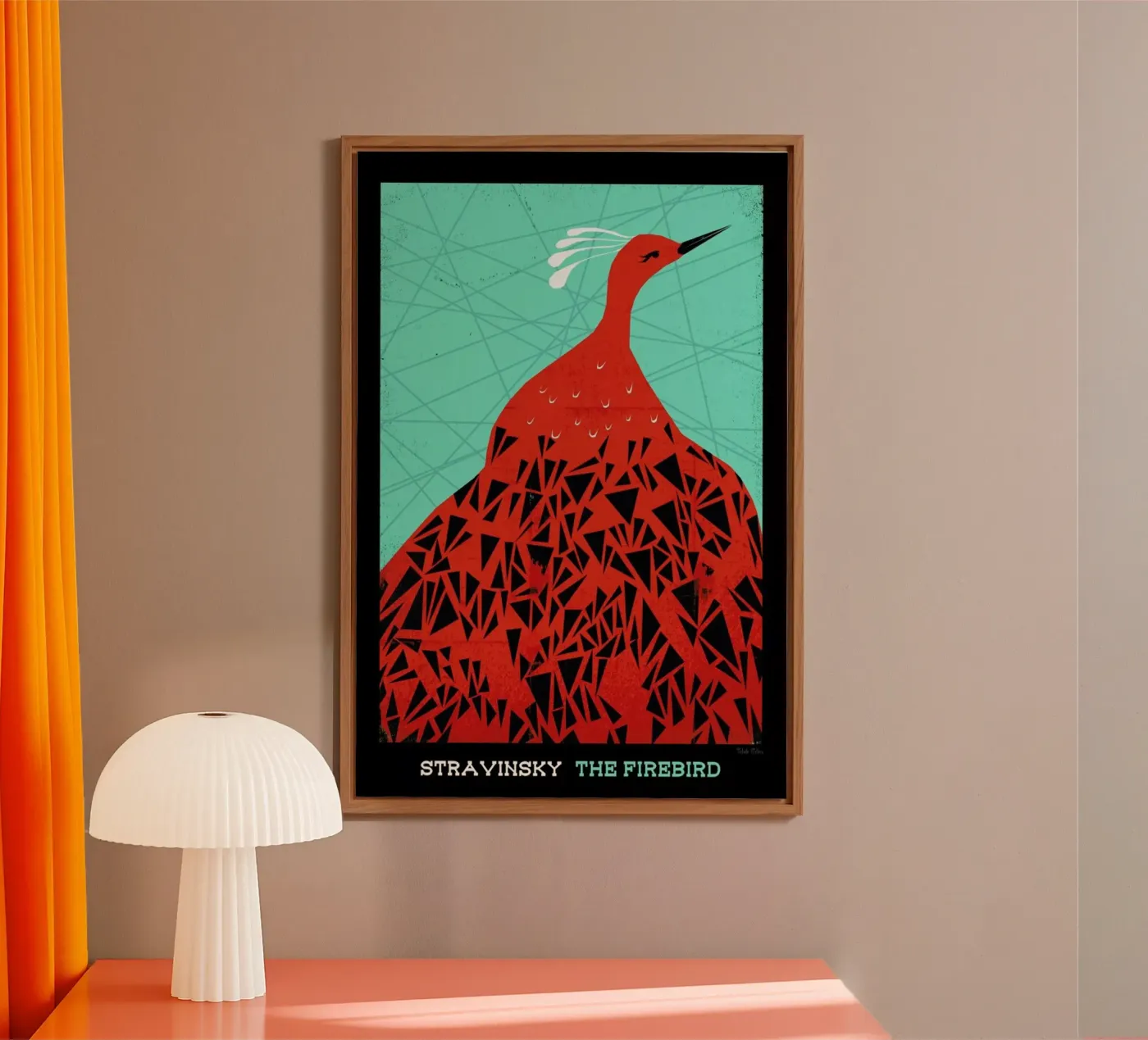 Stravinsky - Firebird alluminio dibond da Prelude Posters