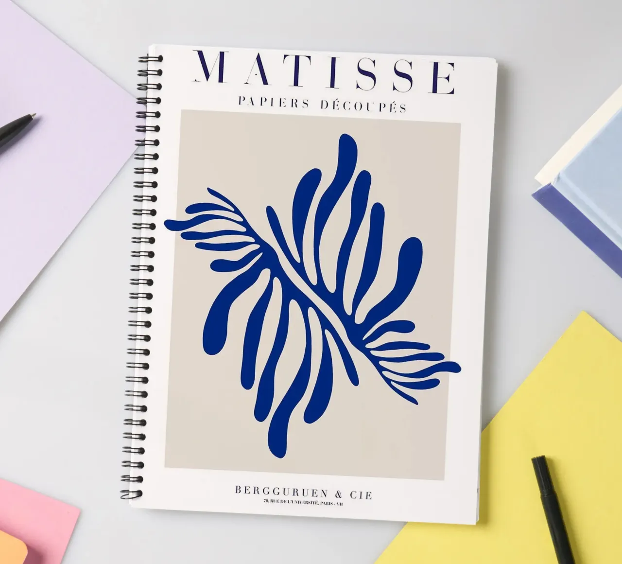 leaf botanical spiral notebook by Luke Yaeger