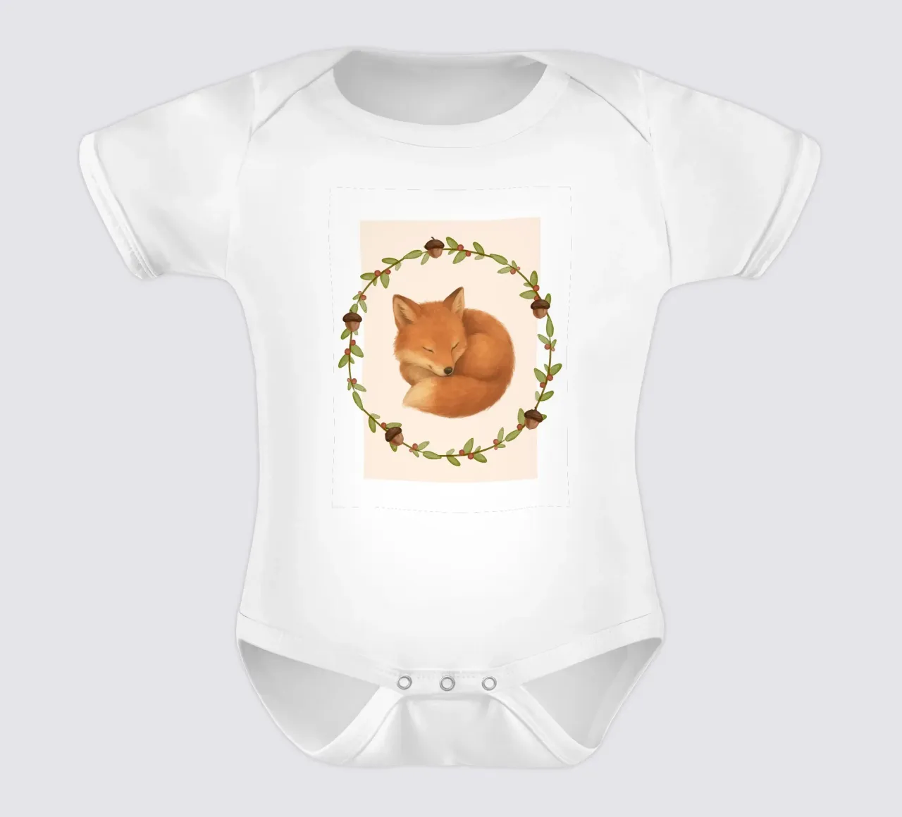 Zorro dormilón body de bebé de SnoopyAnimals