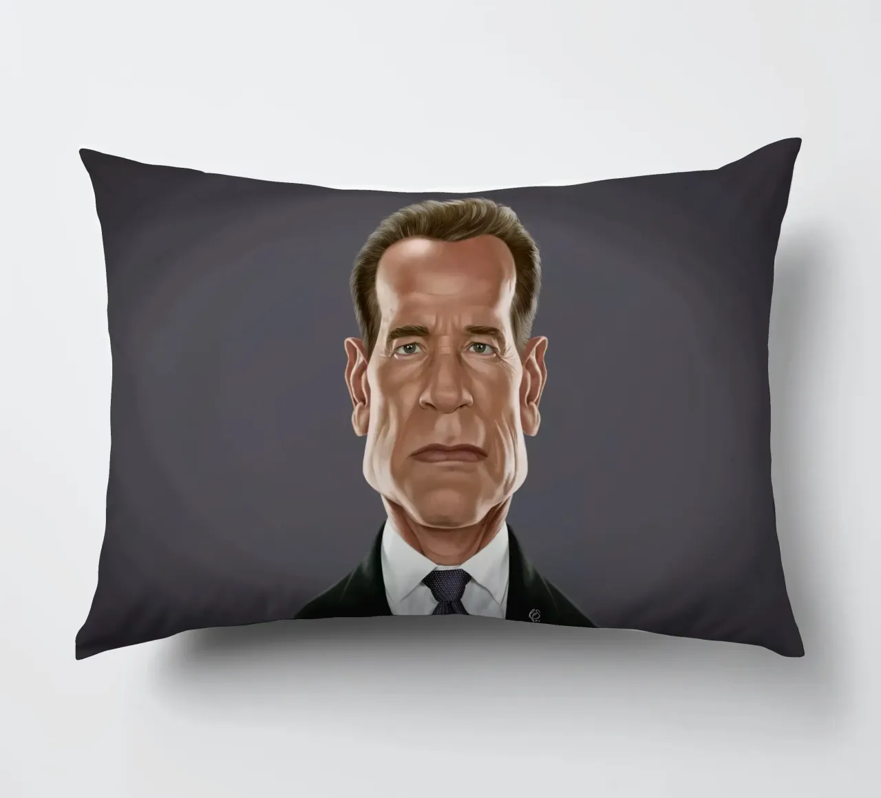 Arnold Schwarzenegger cuscino da Rob Art | Illustration