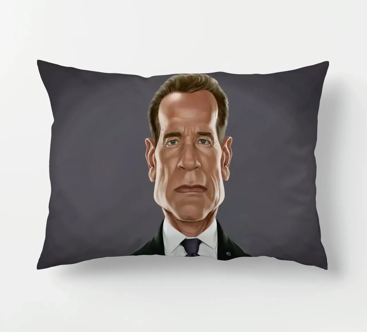 Arnold Schwarzenegger cuscino da Rob Art | Illustration