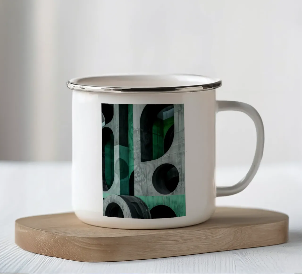 Arte da parete di Imagine tazza in smalto da Imagine