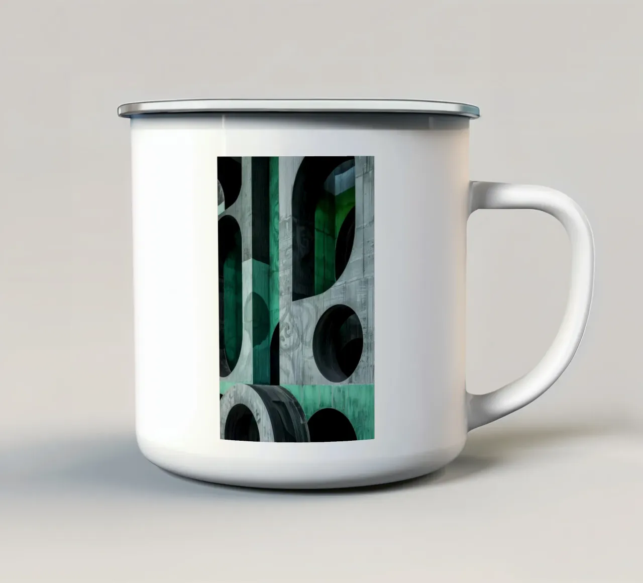Arte da parete di Imagine tazza in smalto da Imagine