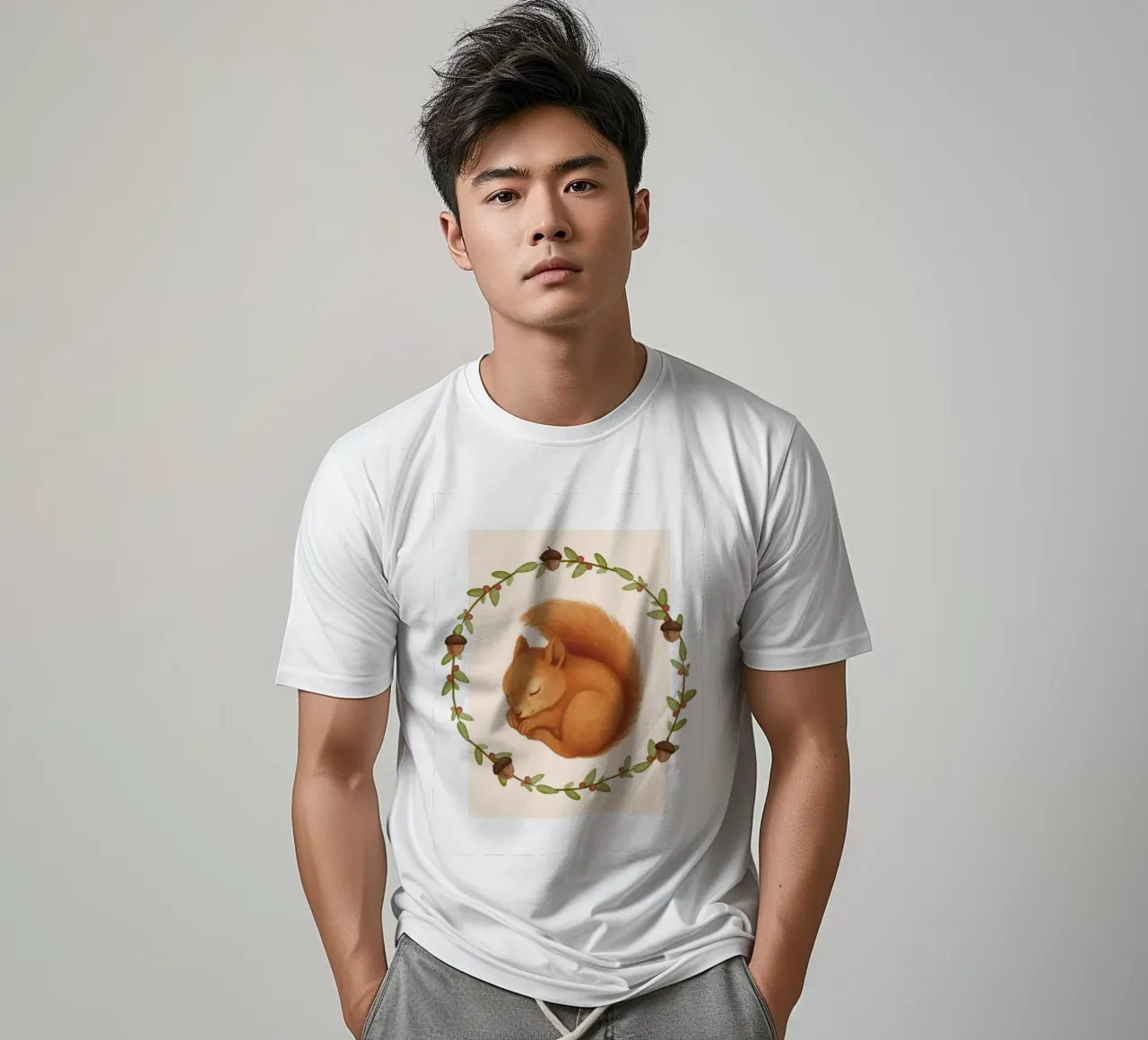 Scoiattolo addormentato t-shirt da SnoopyAnimals