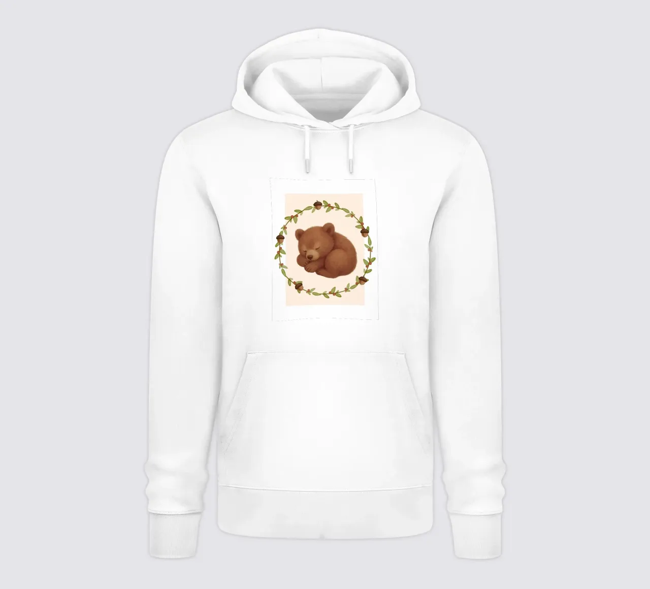 Orso addormentato felpa con cappuccio da SnoopyAnimals