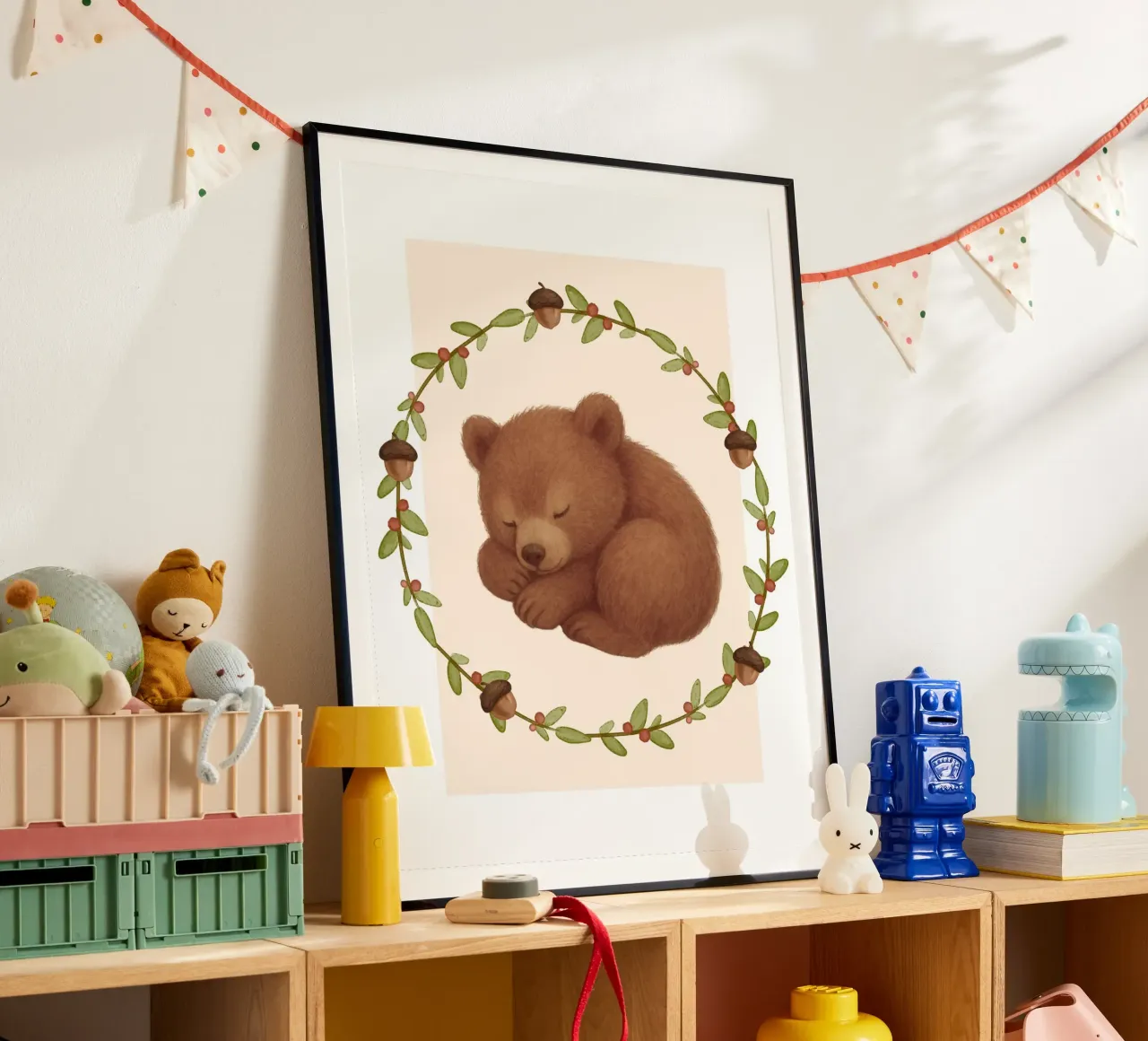 Orso addormentato carta hahnemühle da SnoopyAnimals