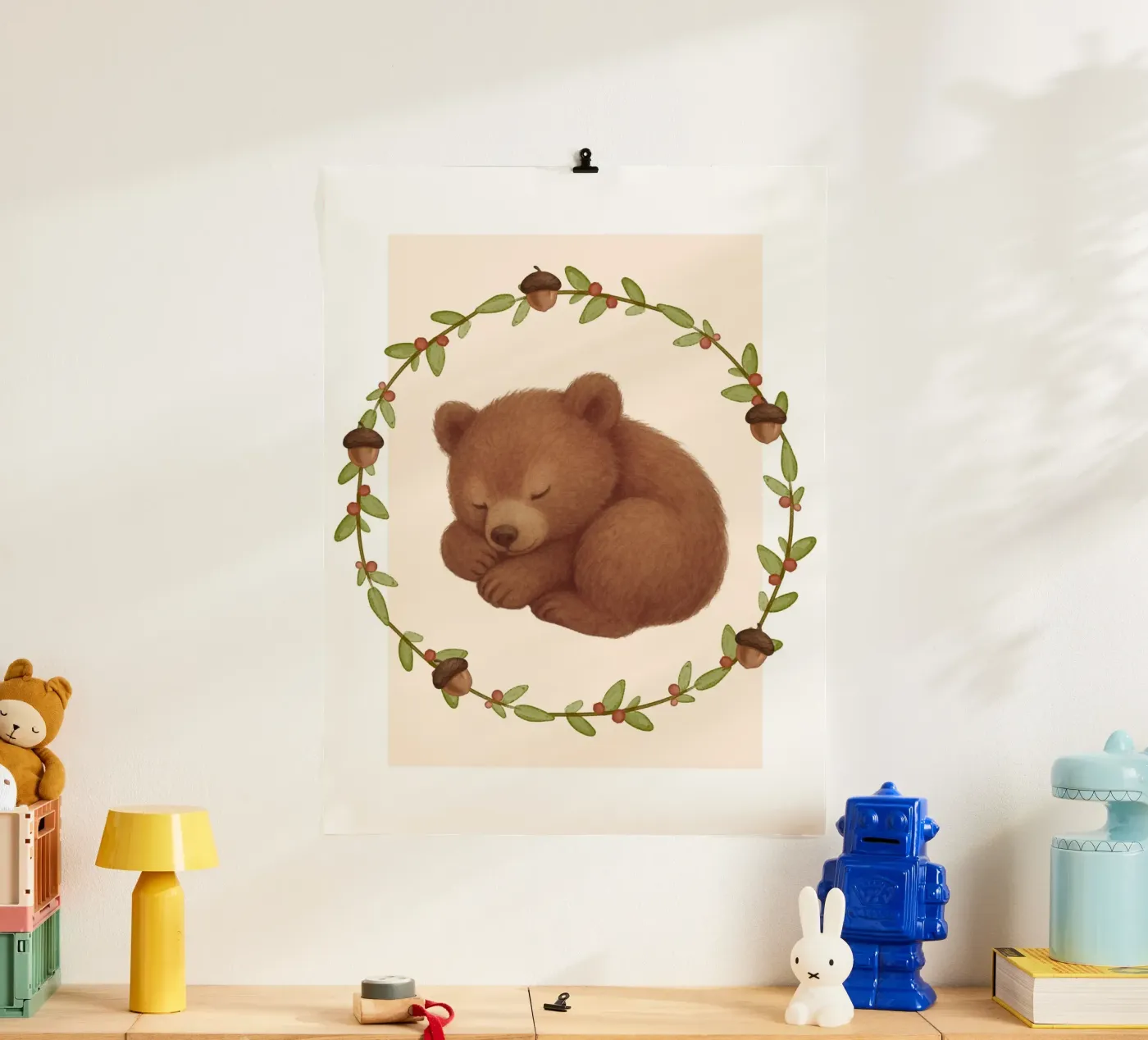 Sleepy Bear poster by SnoopyAnimals