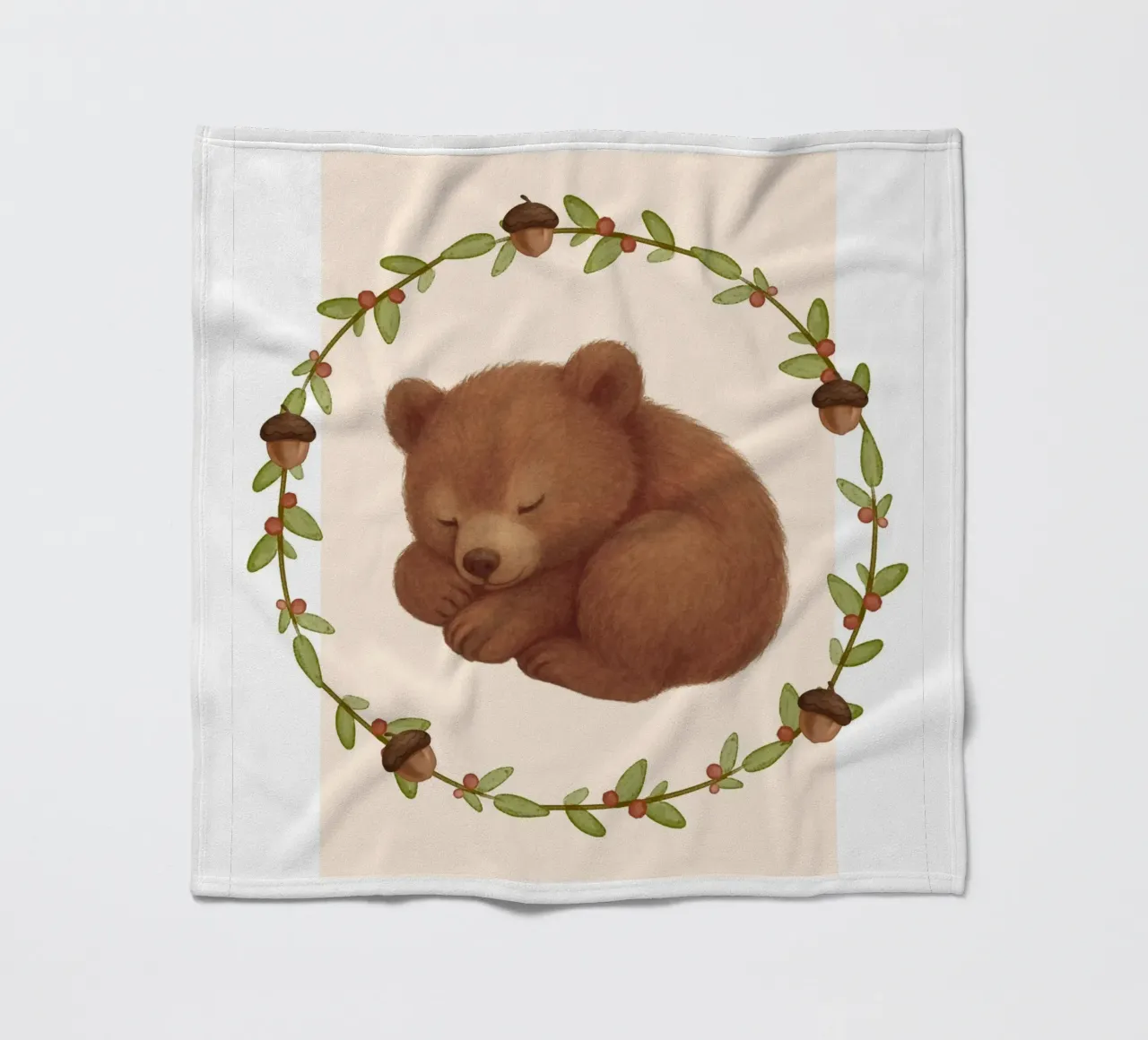Orso addormentato coperta in pile da SnoopyAnimals