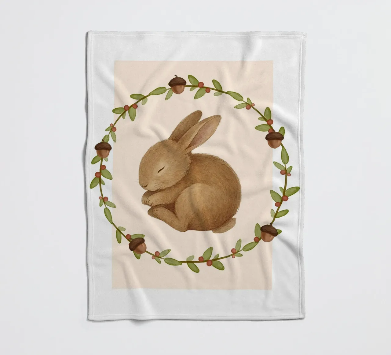 Coniglio addormentato coperta in pile da SnoopyAnimals