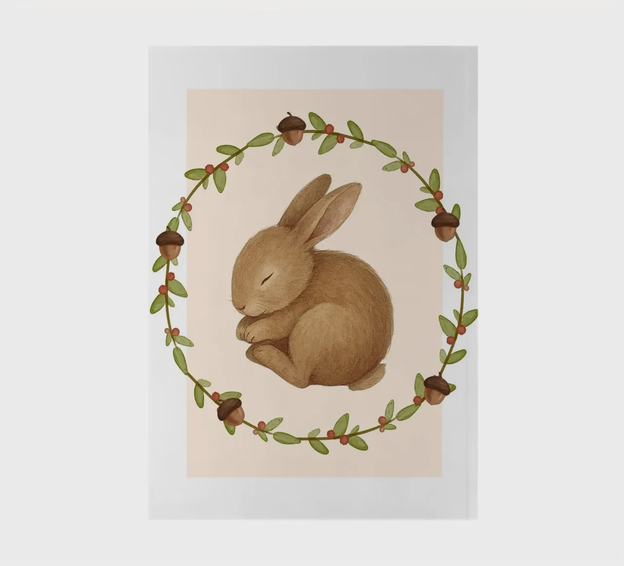 Sleepy Rabbit notebook by SnoopyAnimals