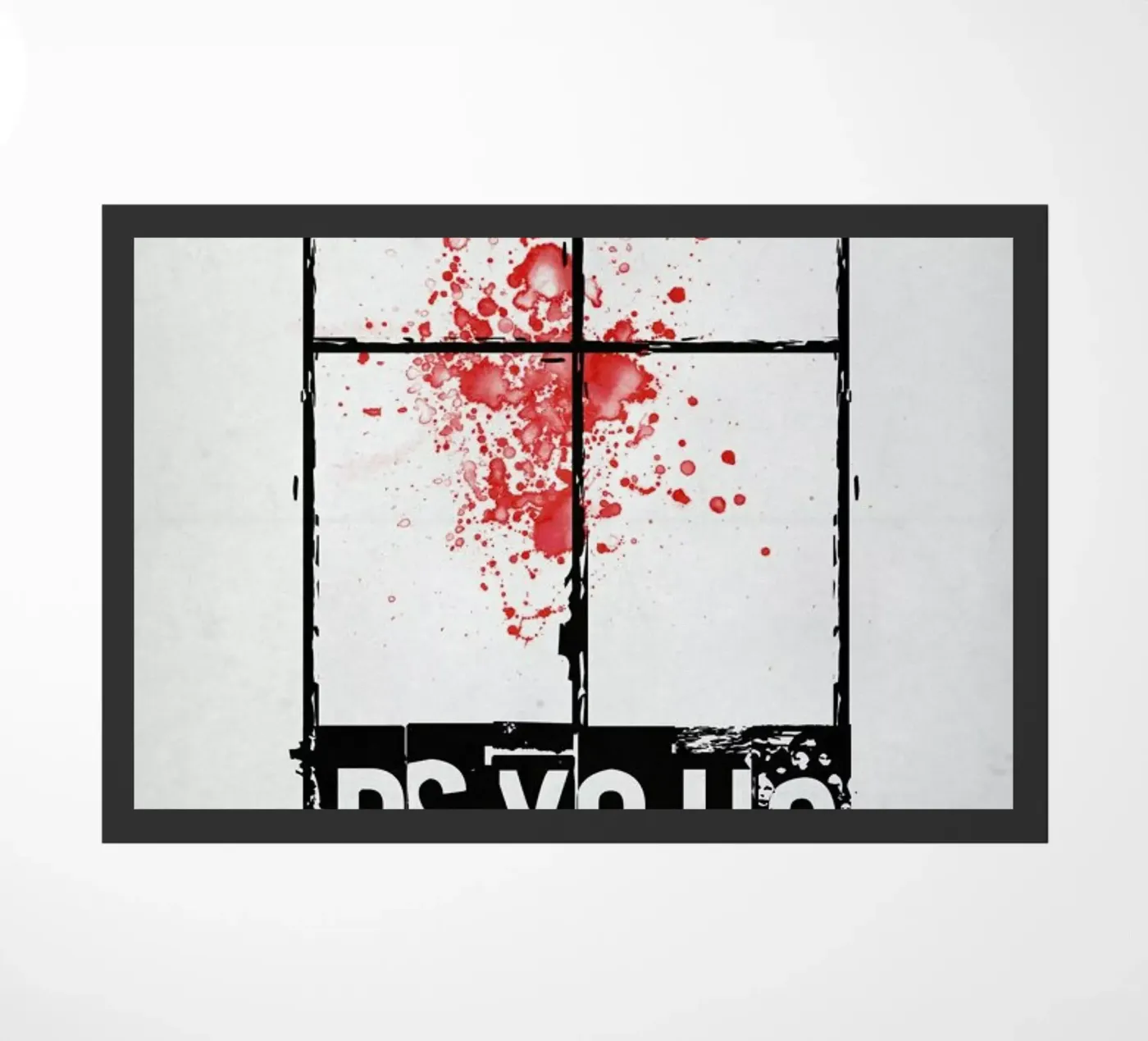 Psycho Fußmatte von Naxart