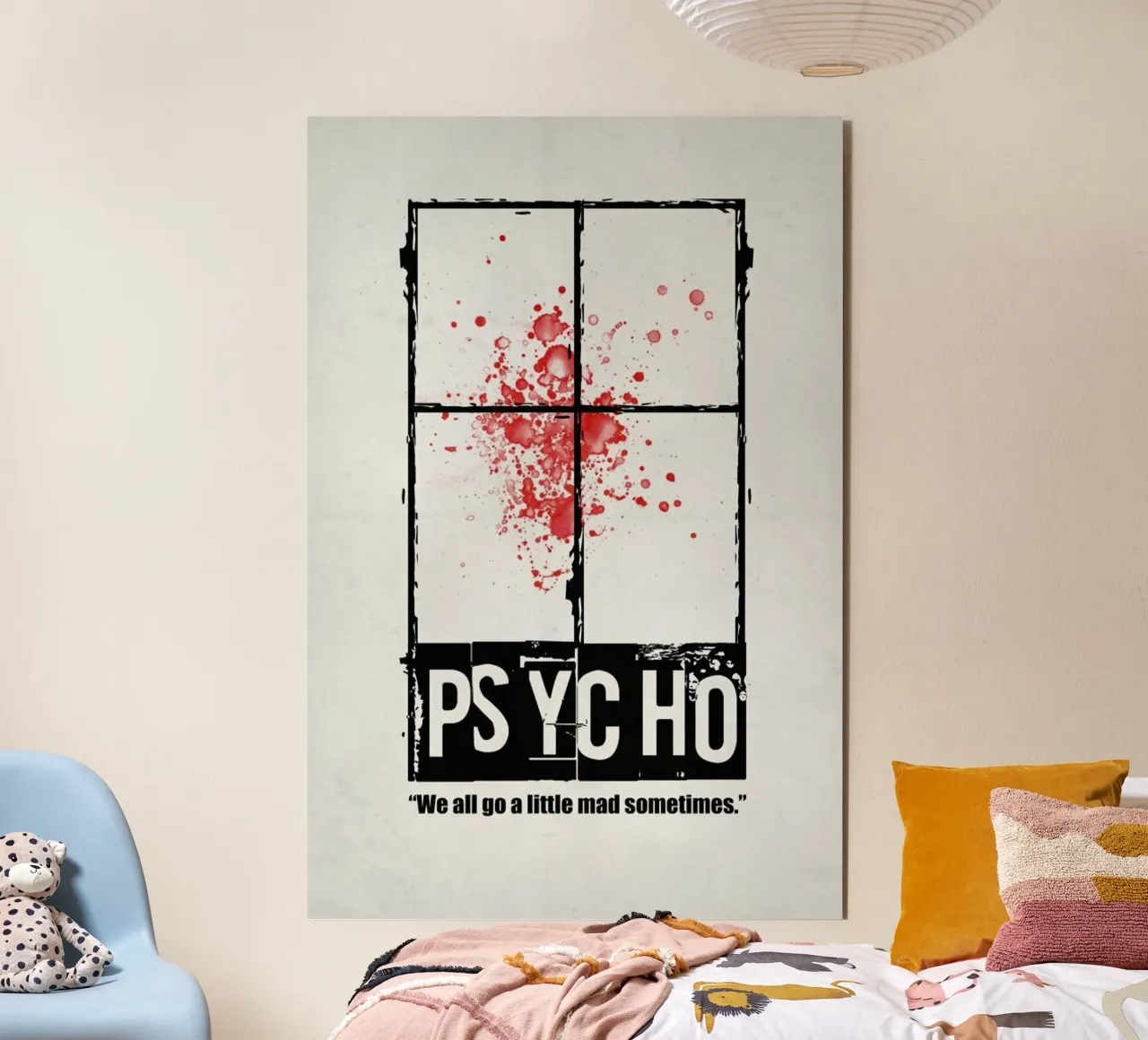 Psycho alluminio dibond da Naxart