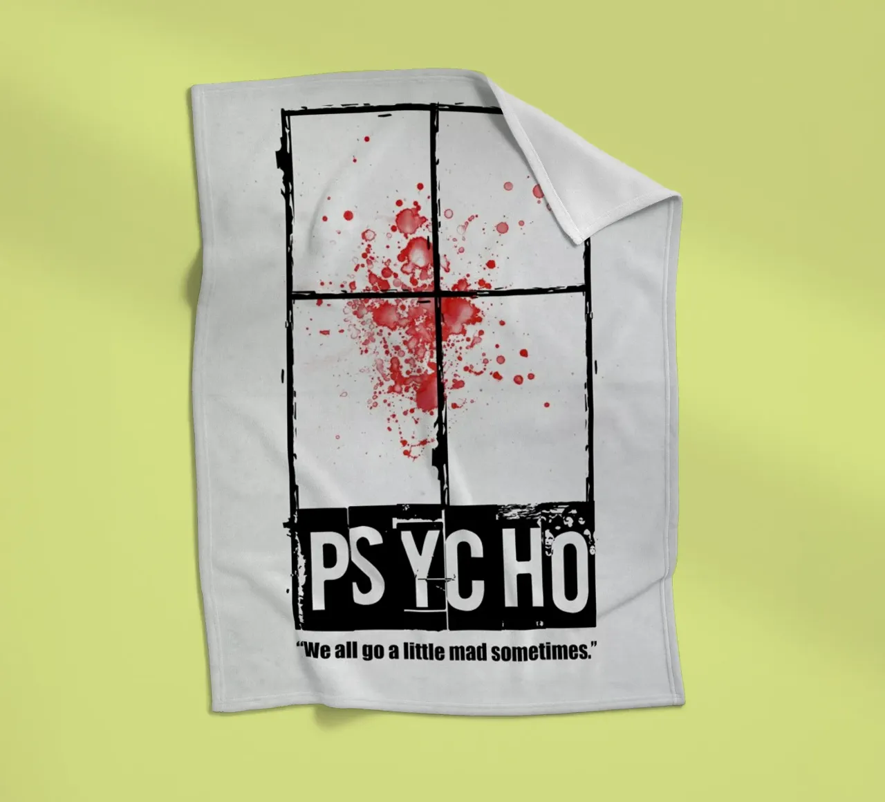 Psycho coperta in pile da Naxart