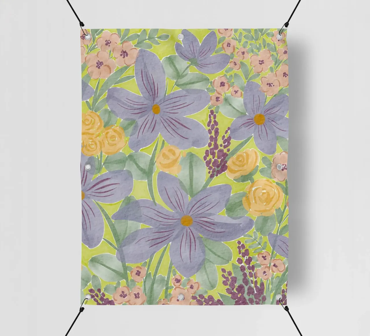 Incantevoli fiori selvatici telo in pvc da Nikitajariwala