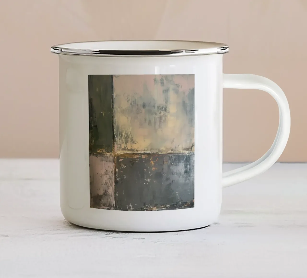 Arte da parete di Imagine tazza in smalto da Imagine