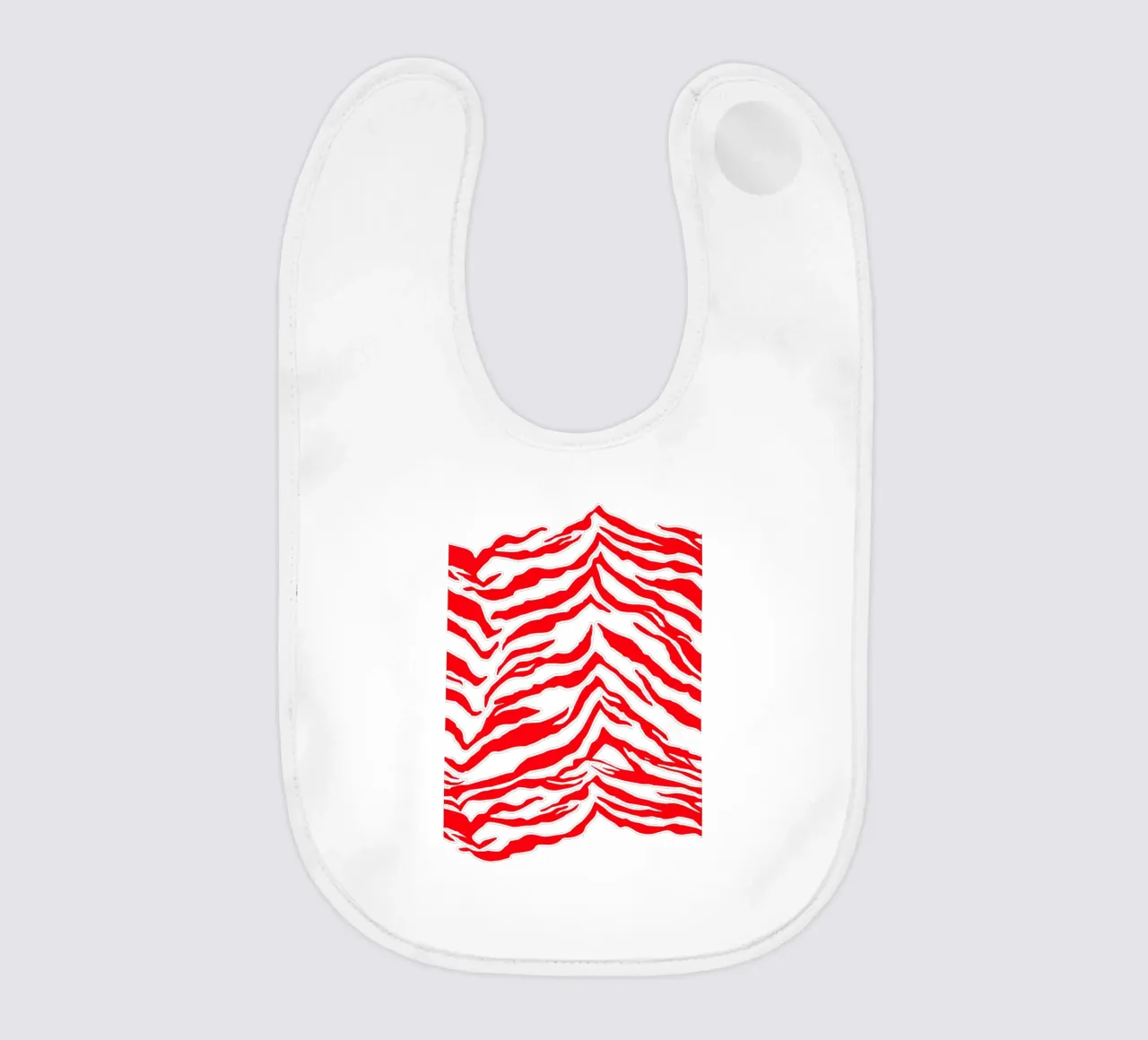 Stampa tigre rossa e rosa bavaglino da SilverPegasus