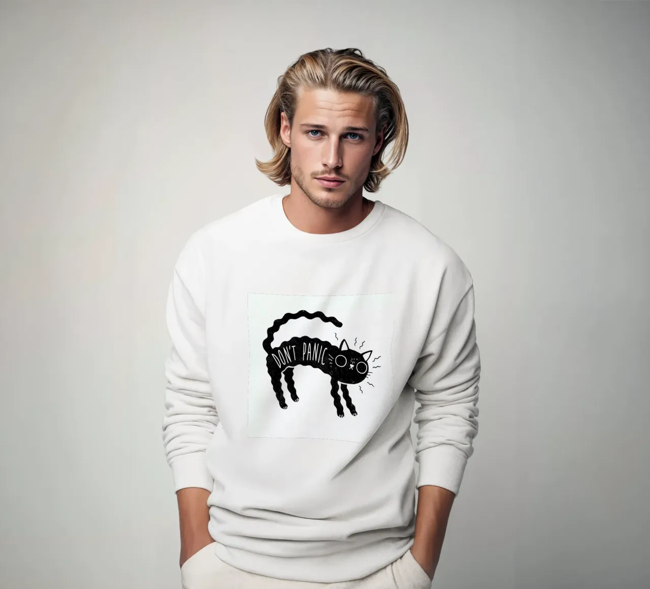 Don't Panic felpa da DinoMike