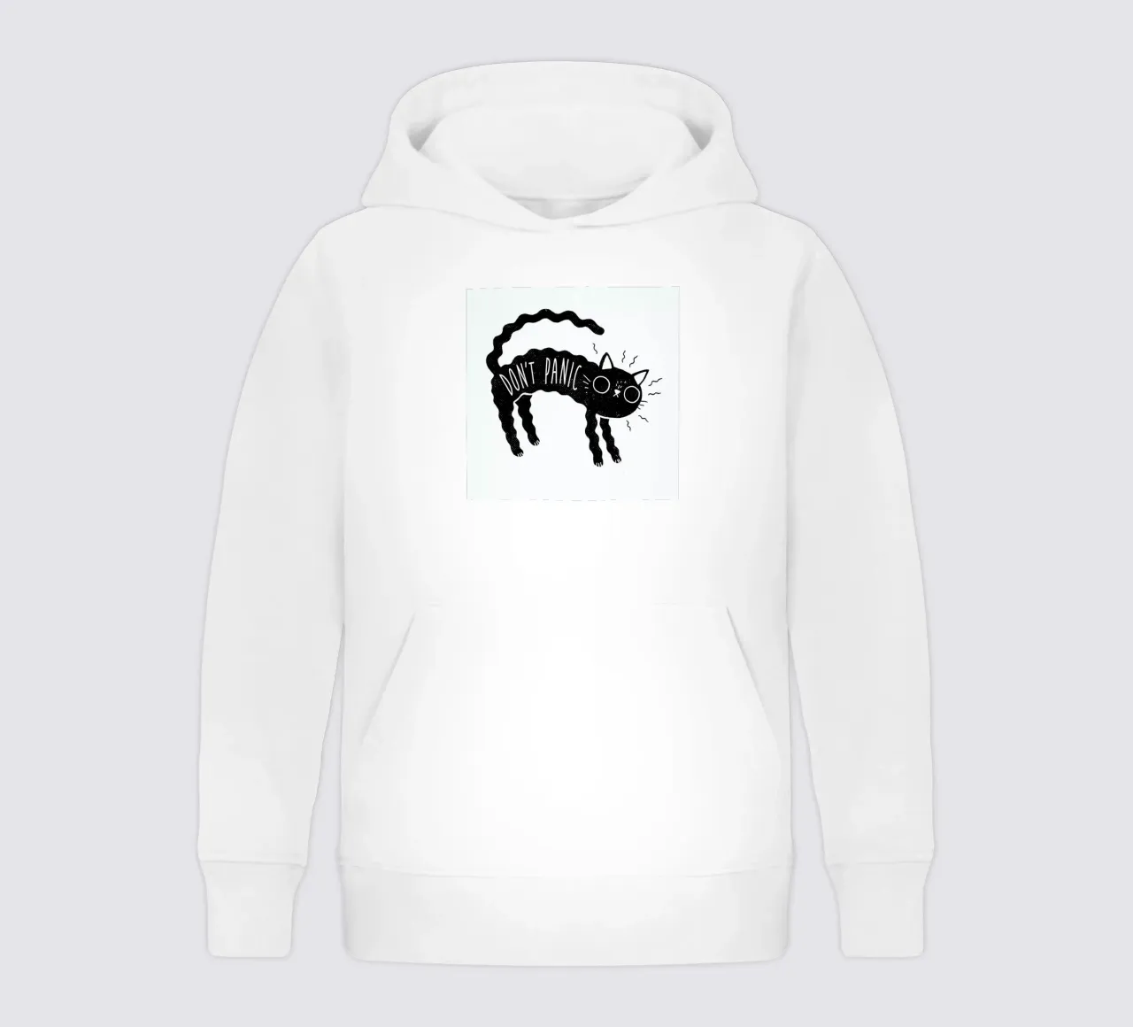 Don't Panic felpa bambino con cappuccio da DinoMike
