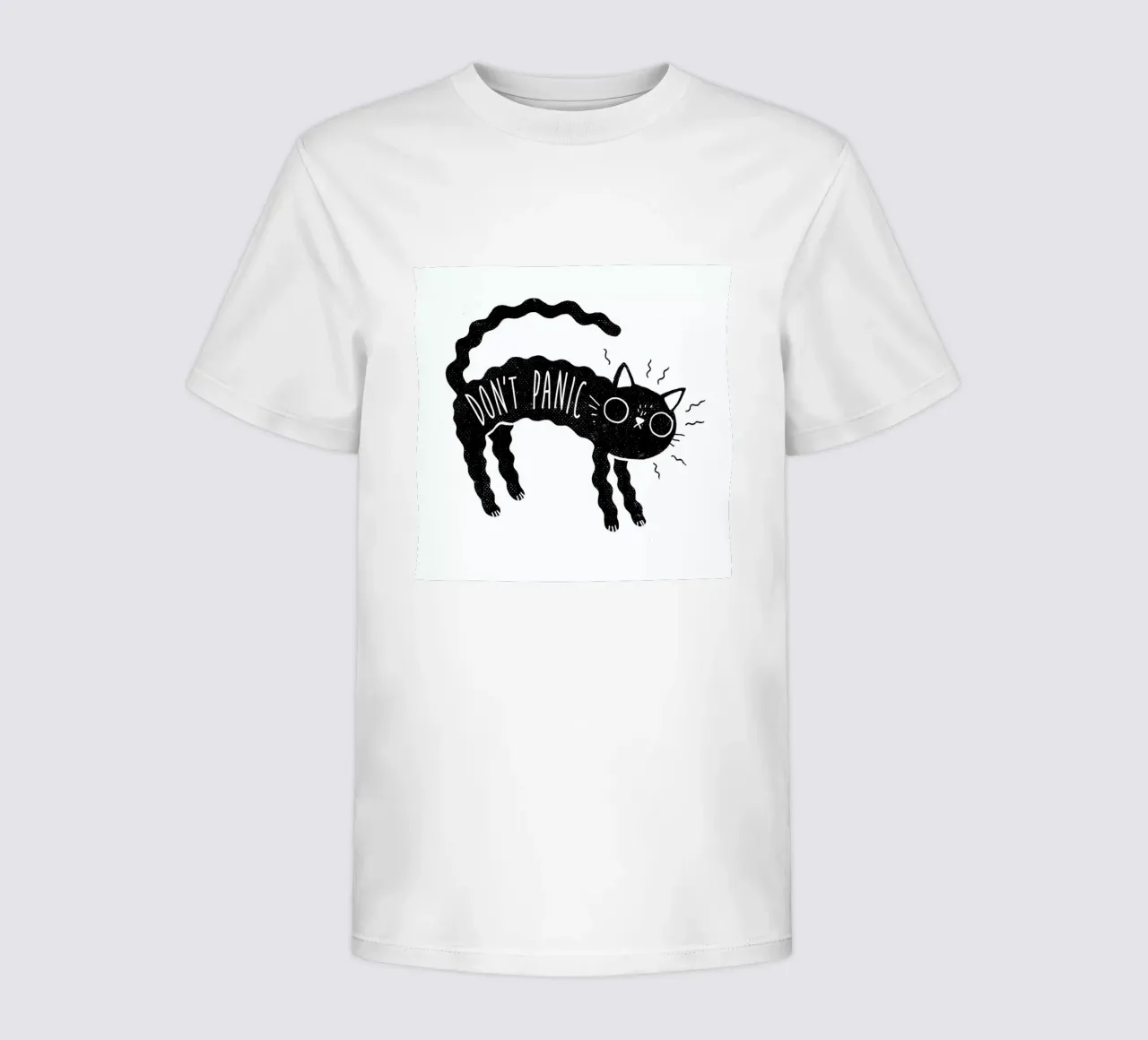 Don't Panic t-shirt bambini da DinoMike