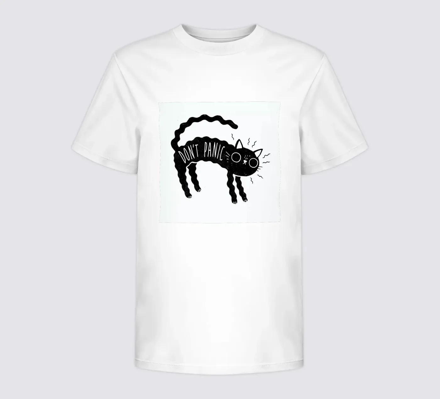 Don't Panic t-shirt bambini da DinoMike