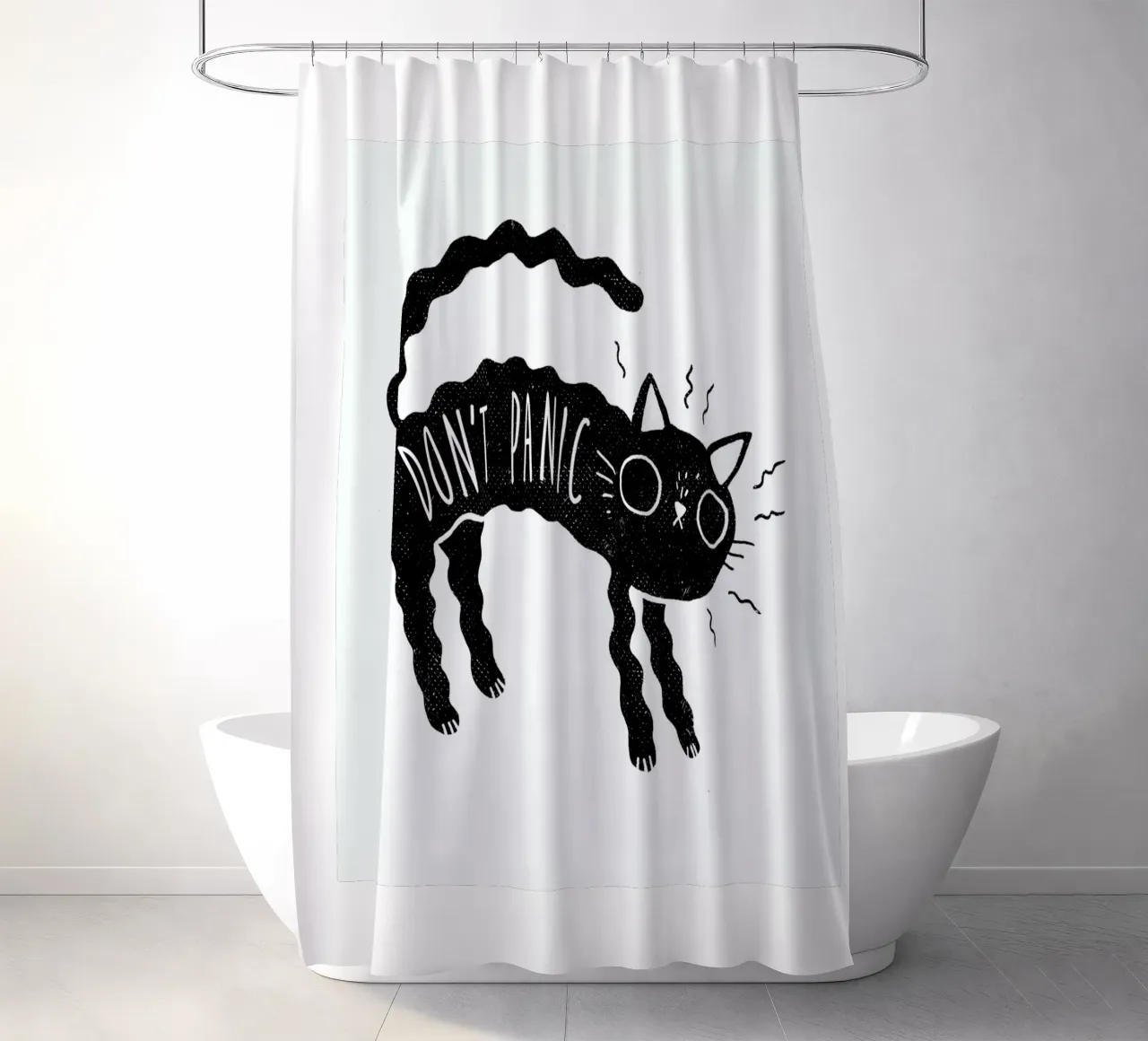 Don't Panic tenda da doccia da DinoMike