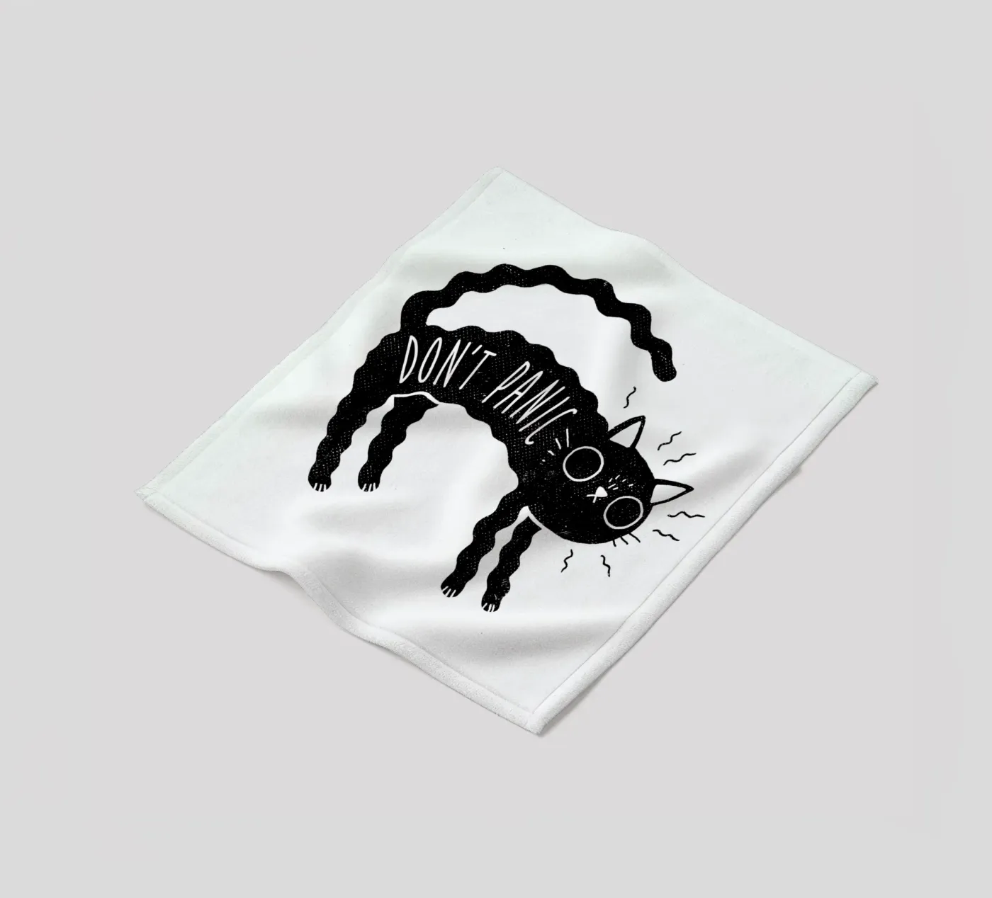 Don't Panic Fleecedecke von DinoMike