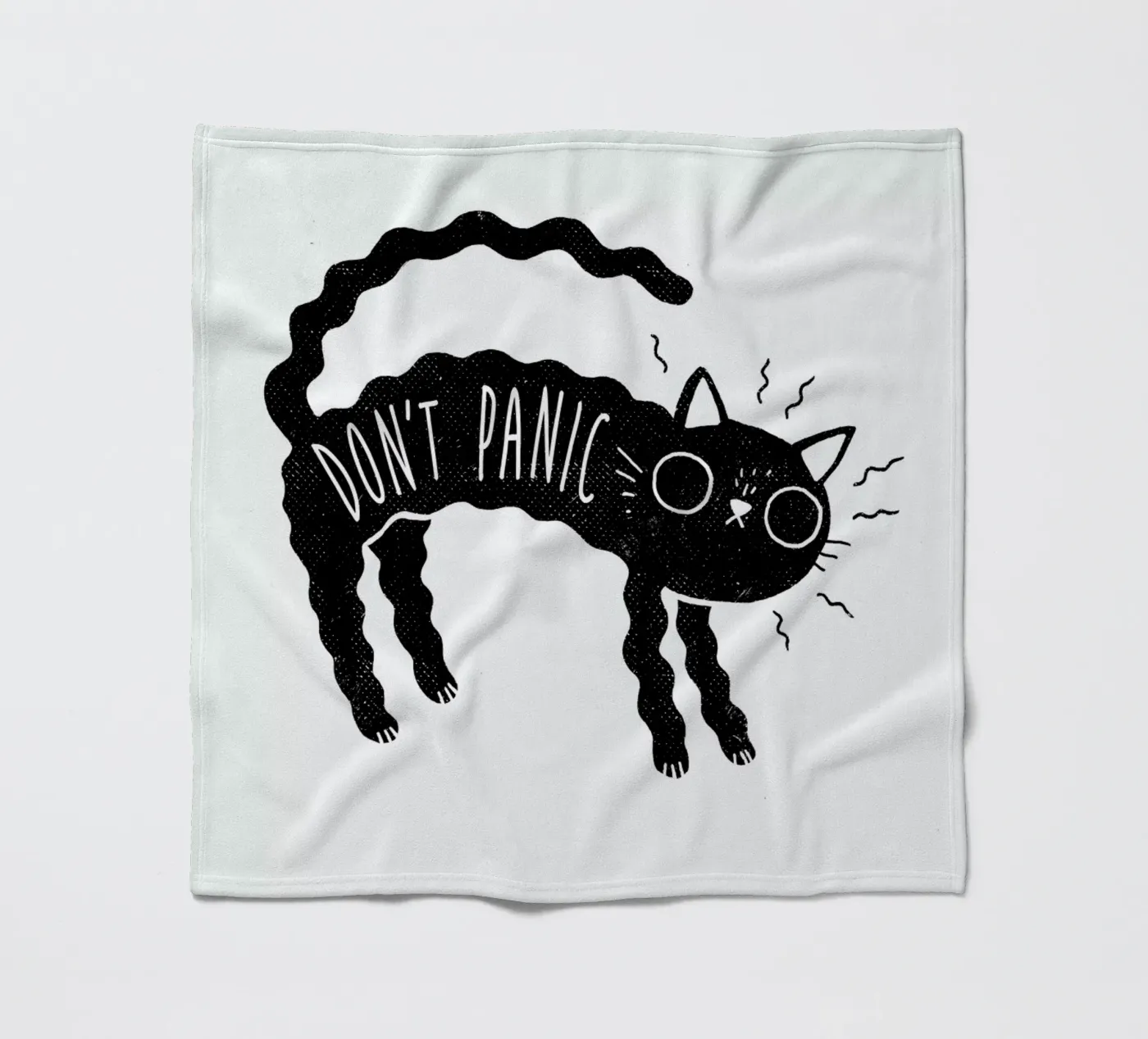 Don't Panic Fleecedecke von DinoMike