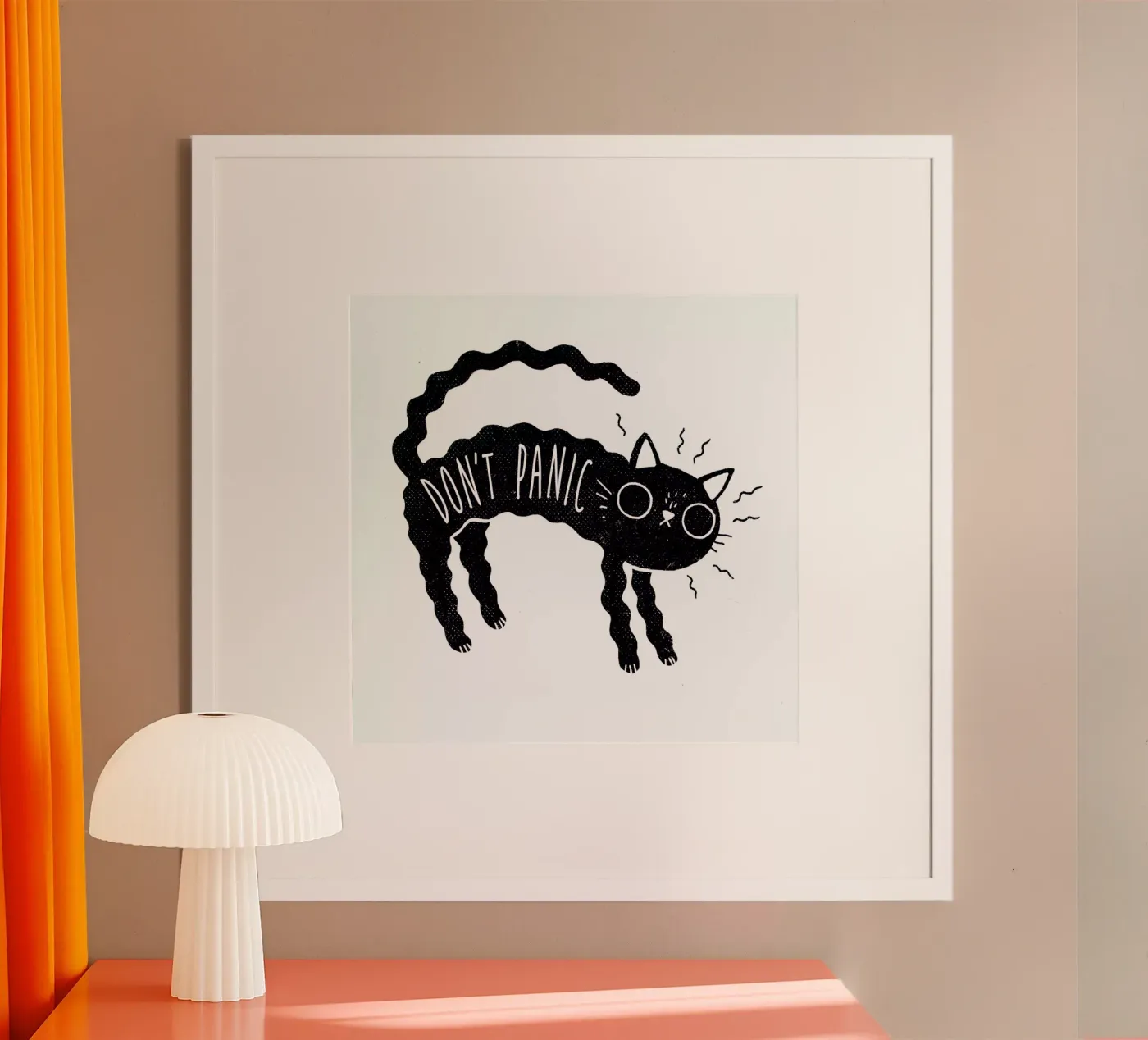 Don't Panic poster van DinoMike